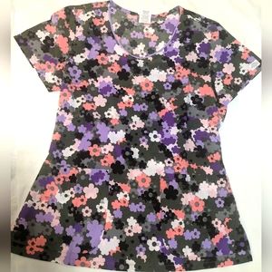 Dickies Camo Buds Scrub Top